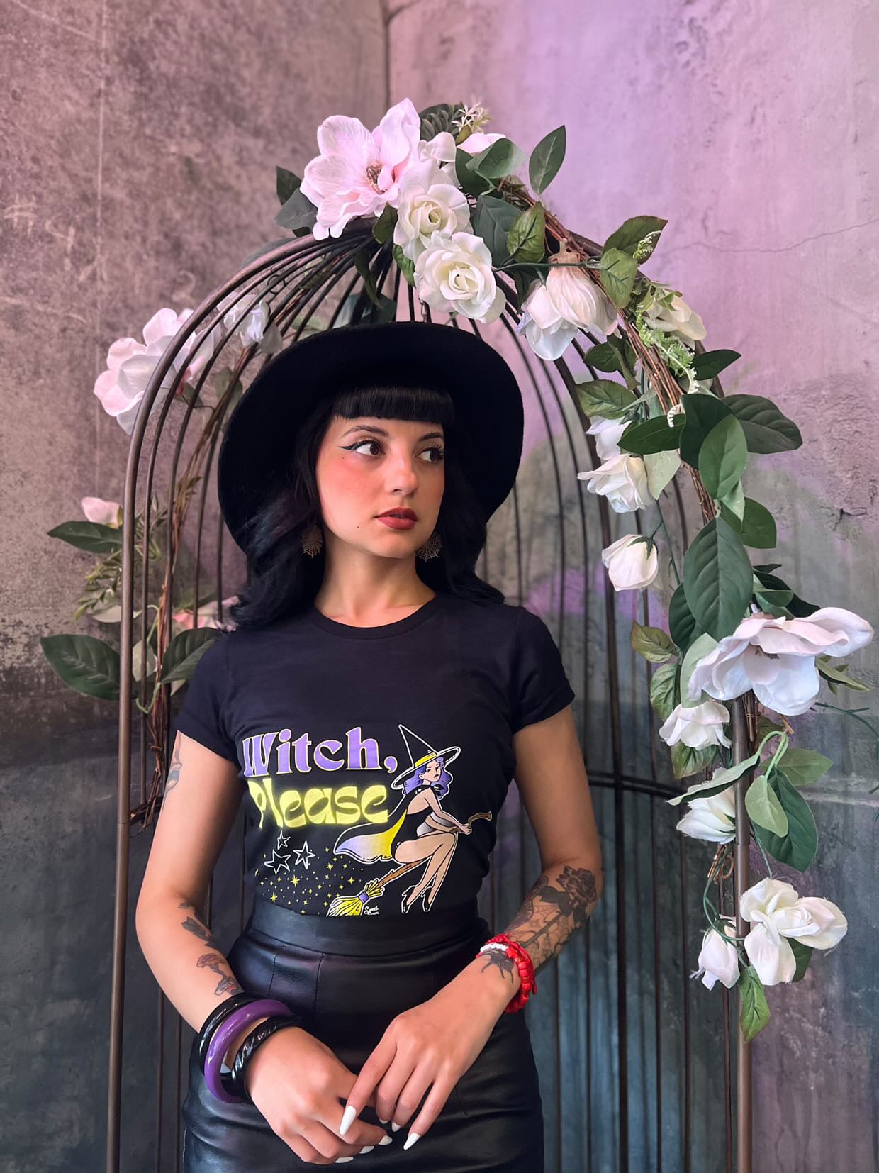 Witch, Please Broomstick   - Women's Tee
