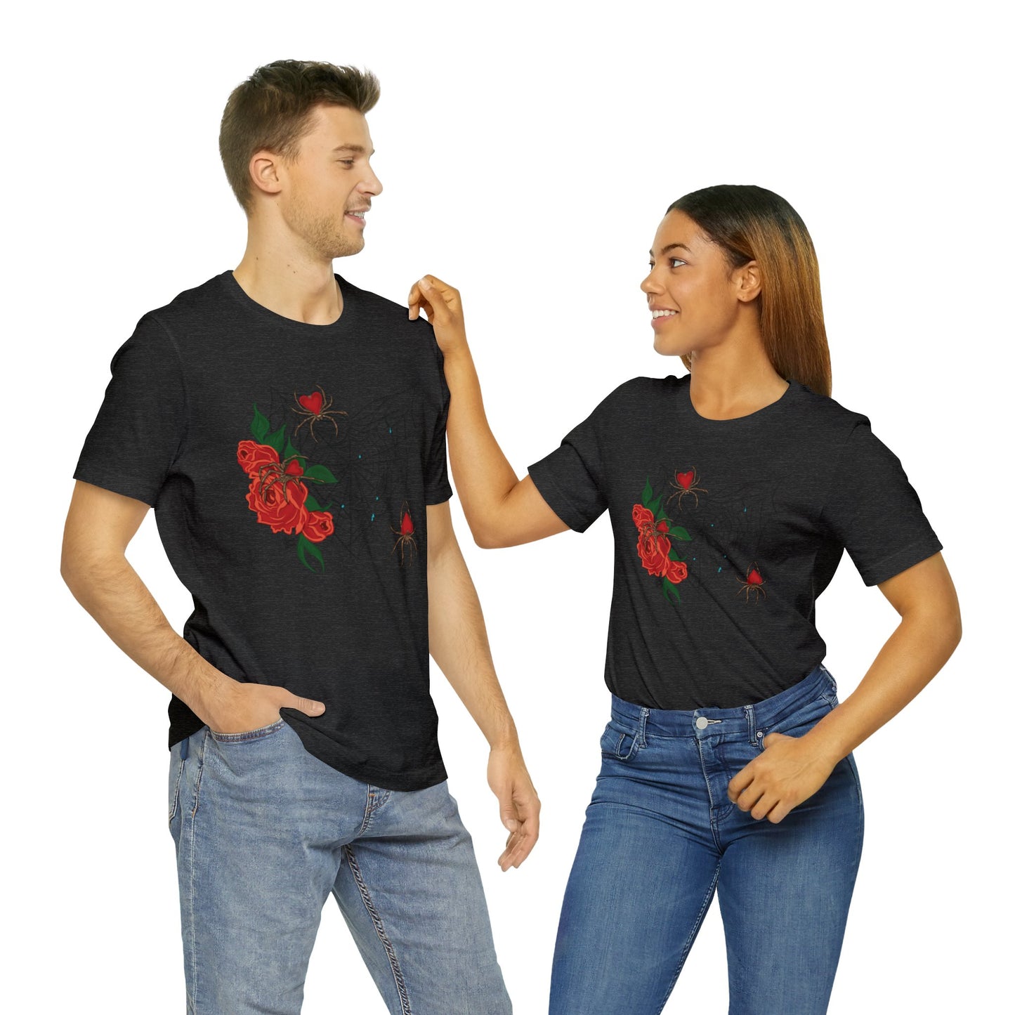 Valentine's Spiderweb - Unisex Tee