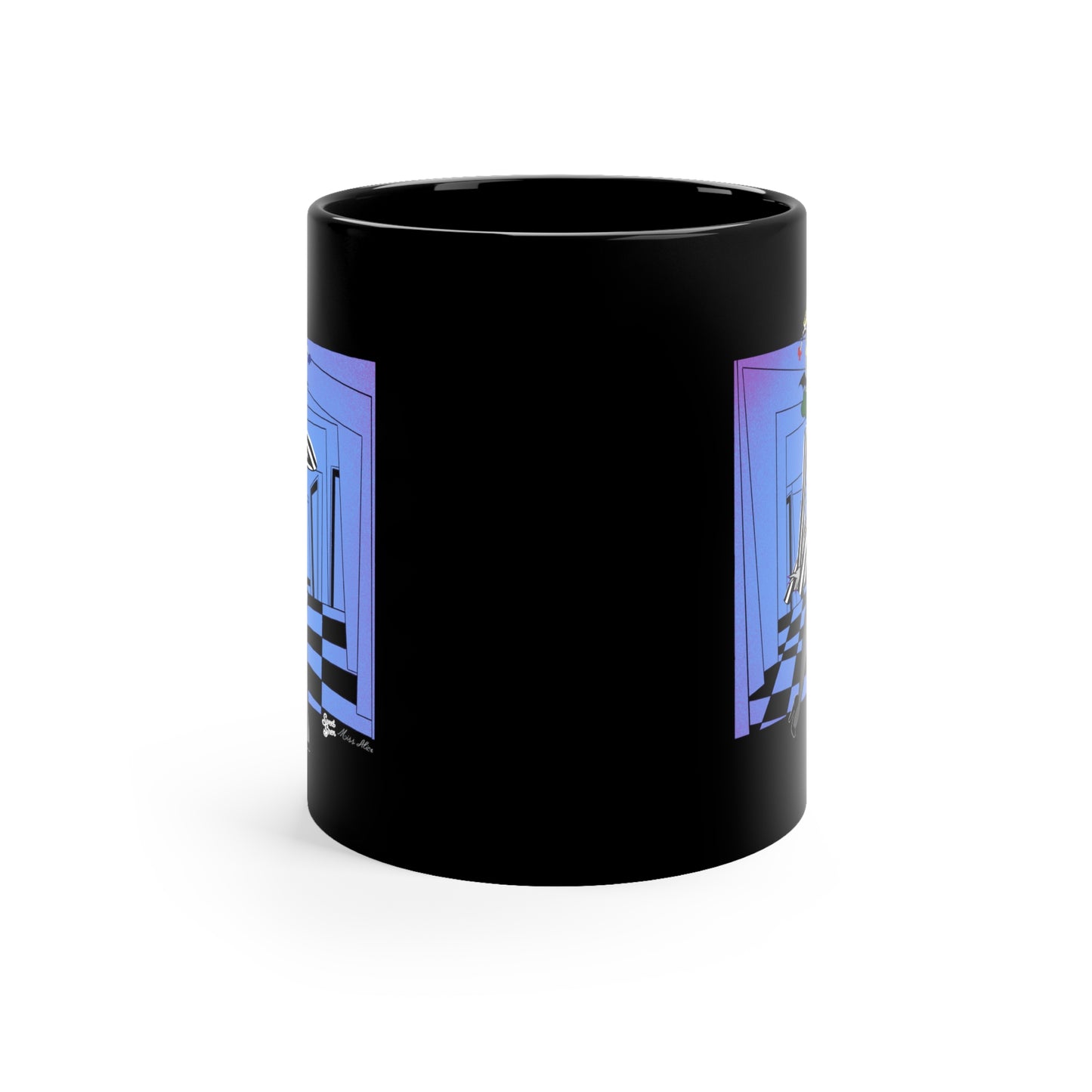 BeetleBabe 11oz Black Mug