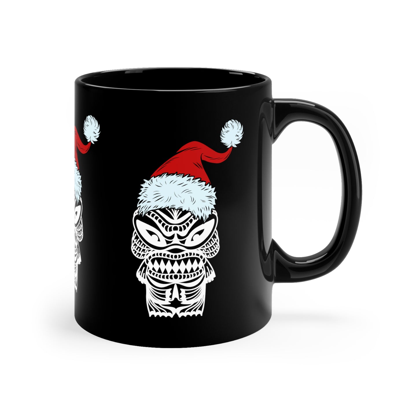 Creature Tiki Monster Aloha Holiday 11oz Black Mug