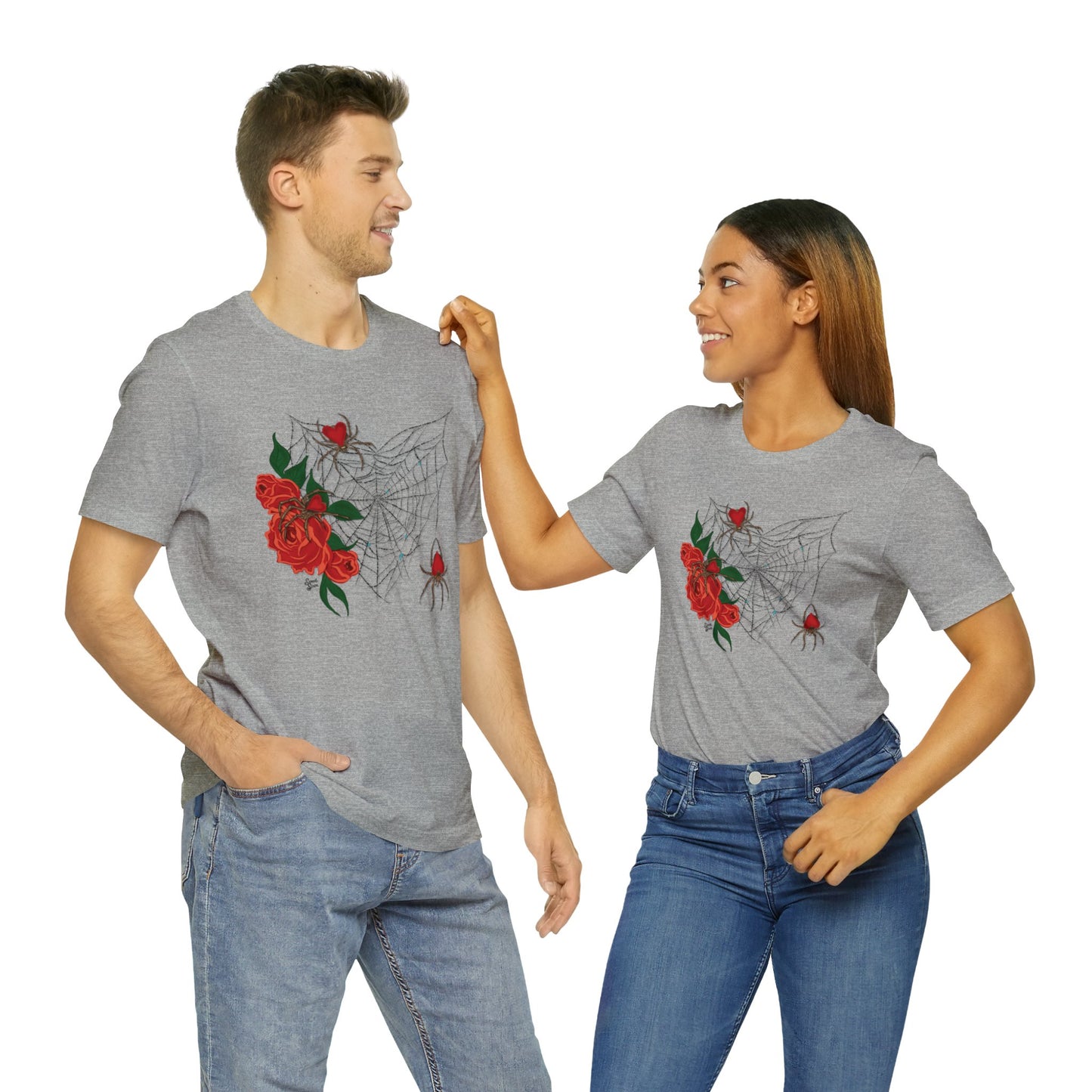 Valentine's Spiderweb - Unisex Tee