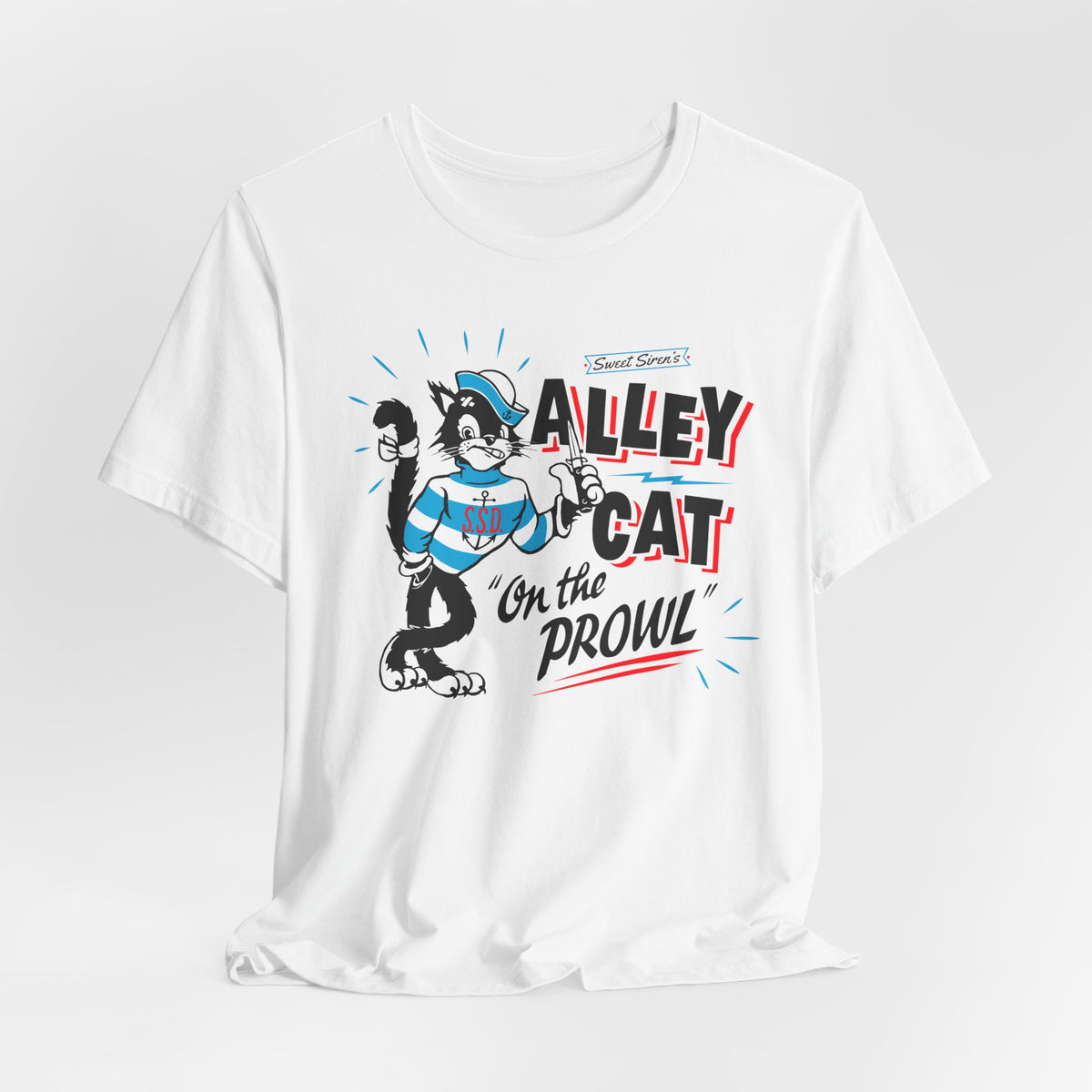 Alley Cat on the Prowl - Unisex Tee