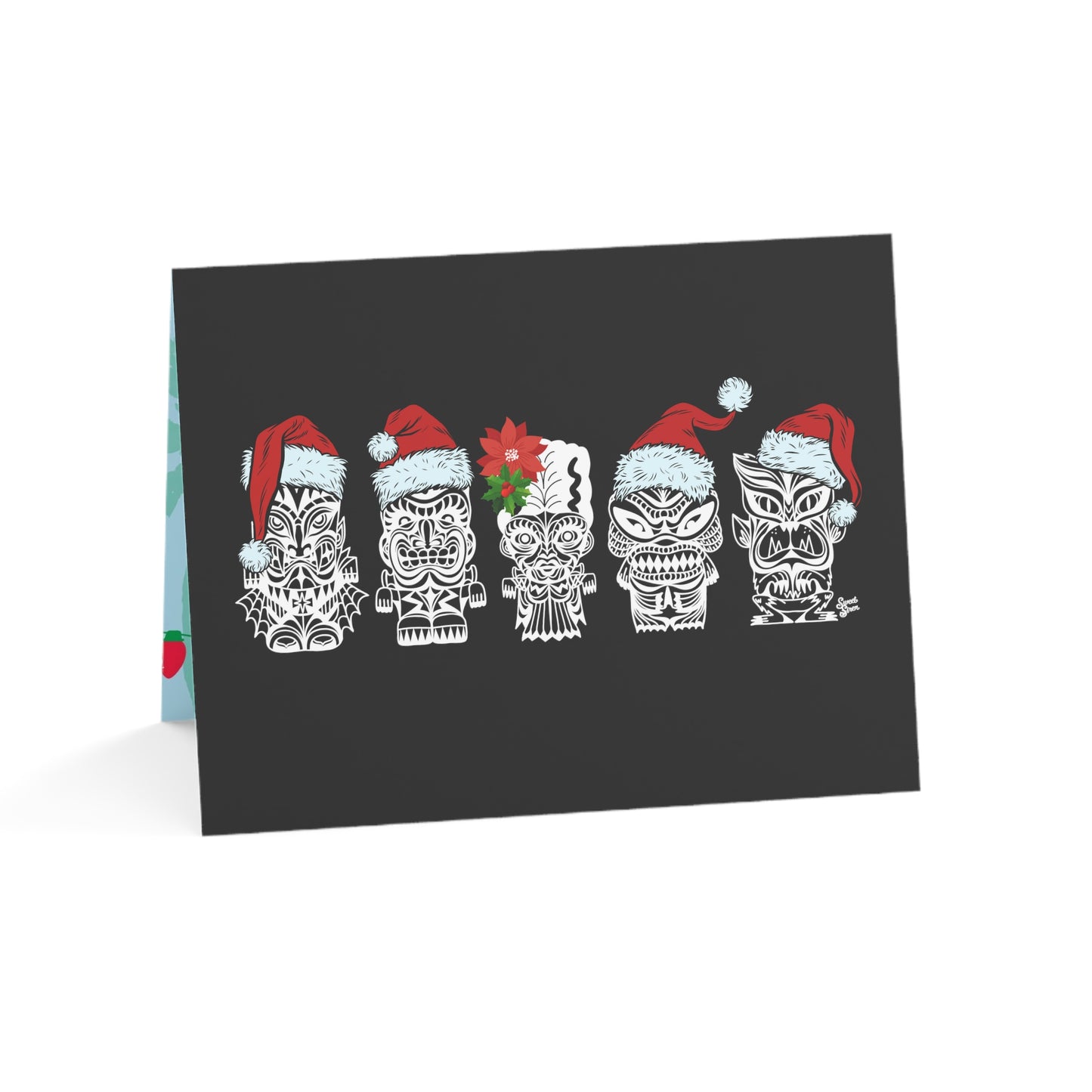 Tiki Monsters Aloha Holiday - Greeting Cards (1, 10, 30, and 50pcs)