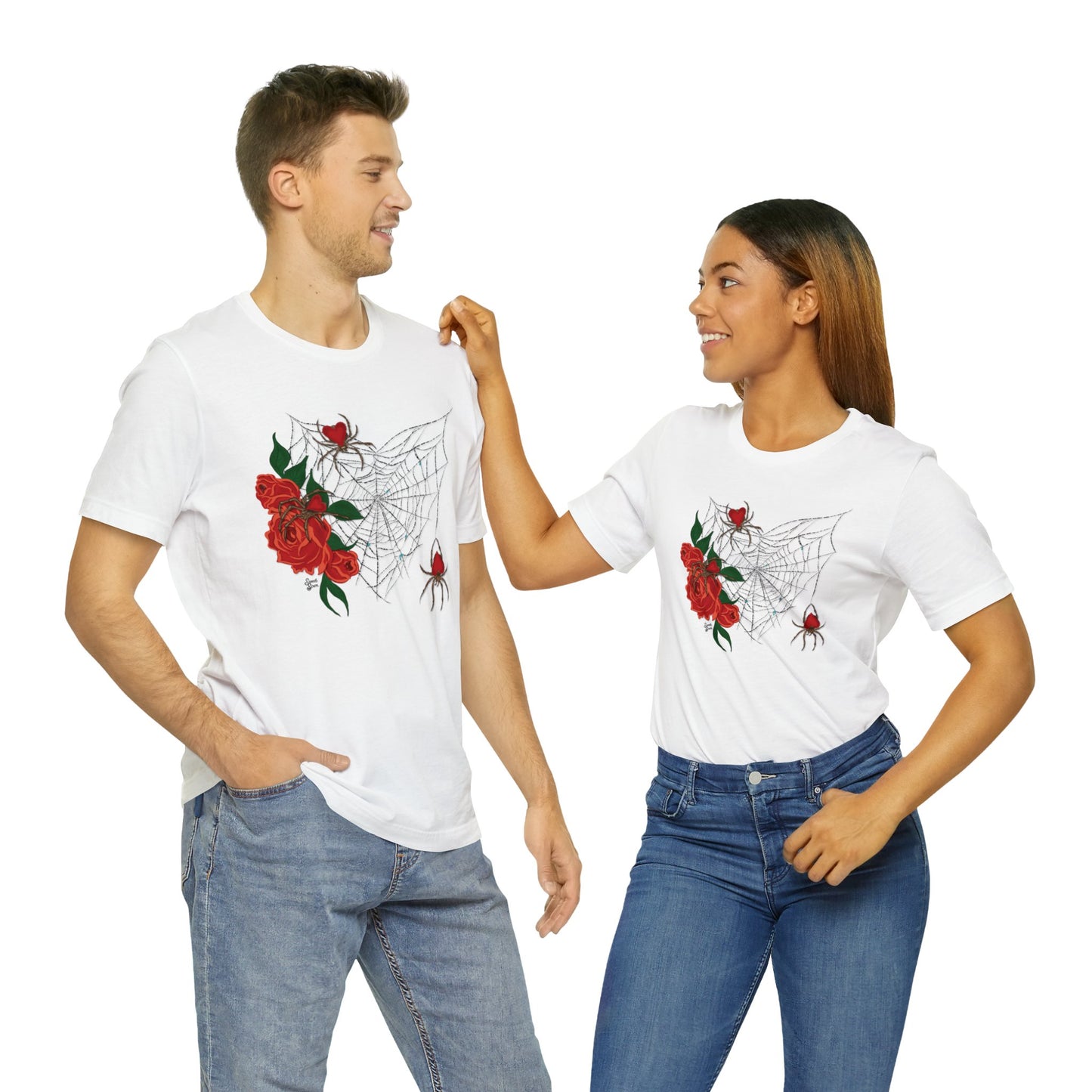 Valentine's Spiderweb - Unisex Tee
