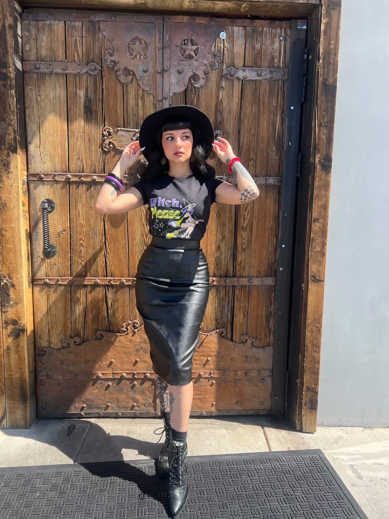 Witch, Please Broomstick   - Women's Tee