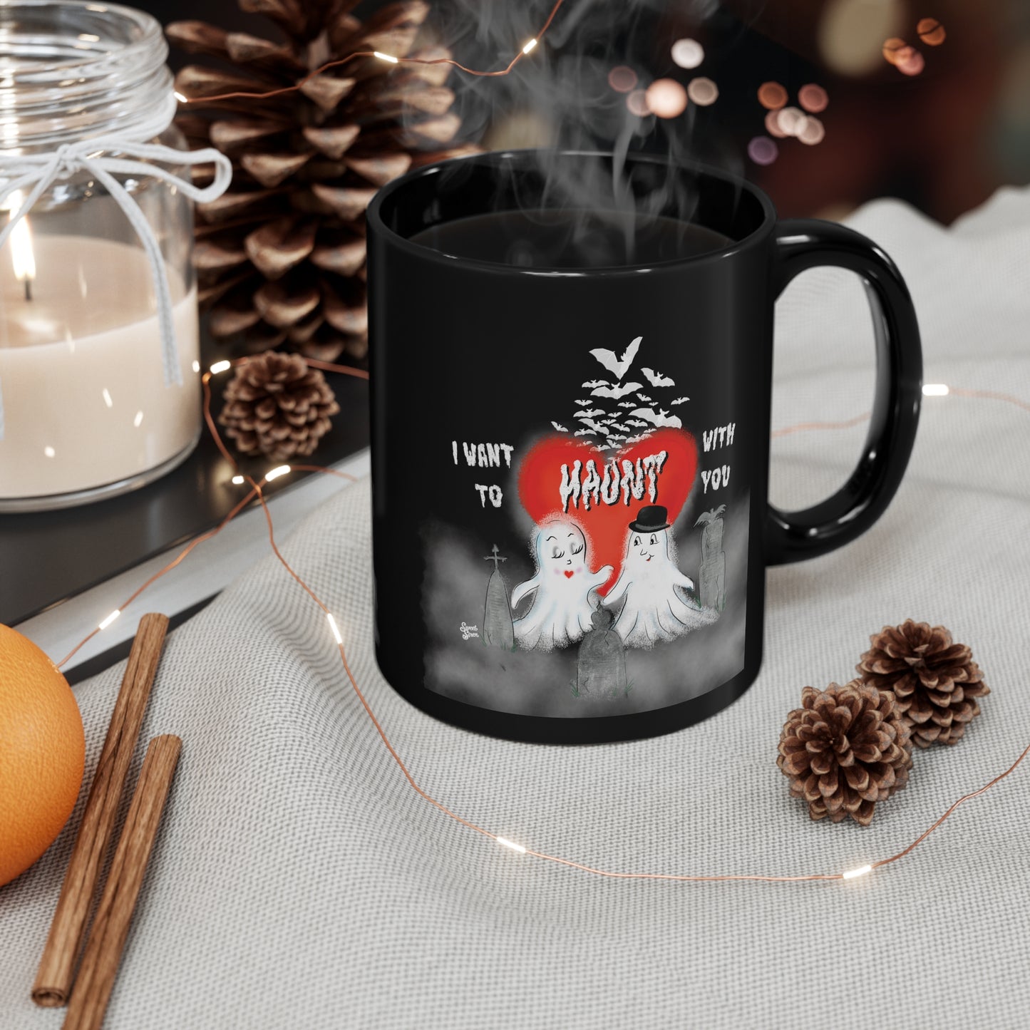 Haunt with You 11oz Black Mug