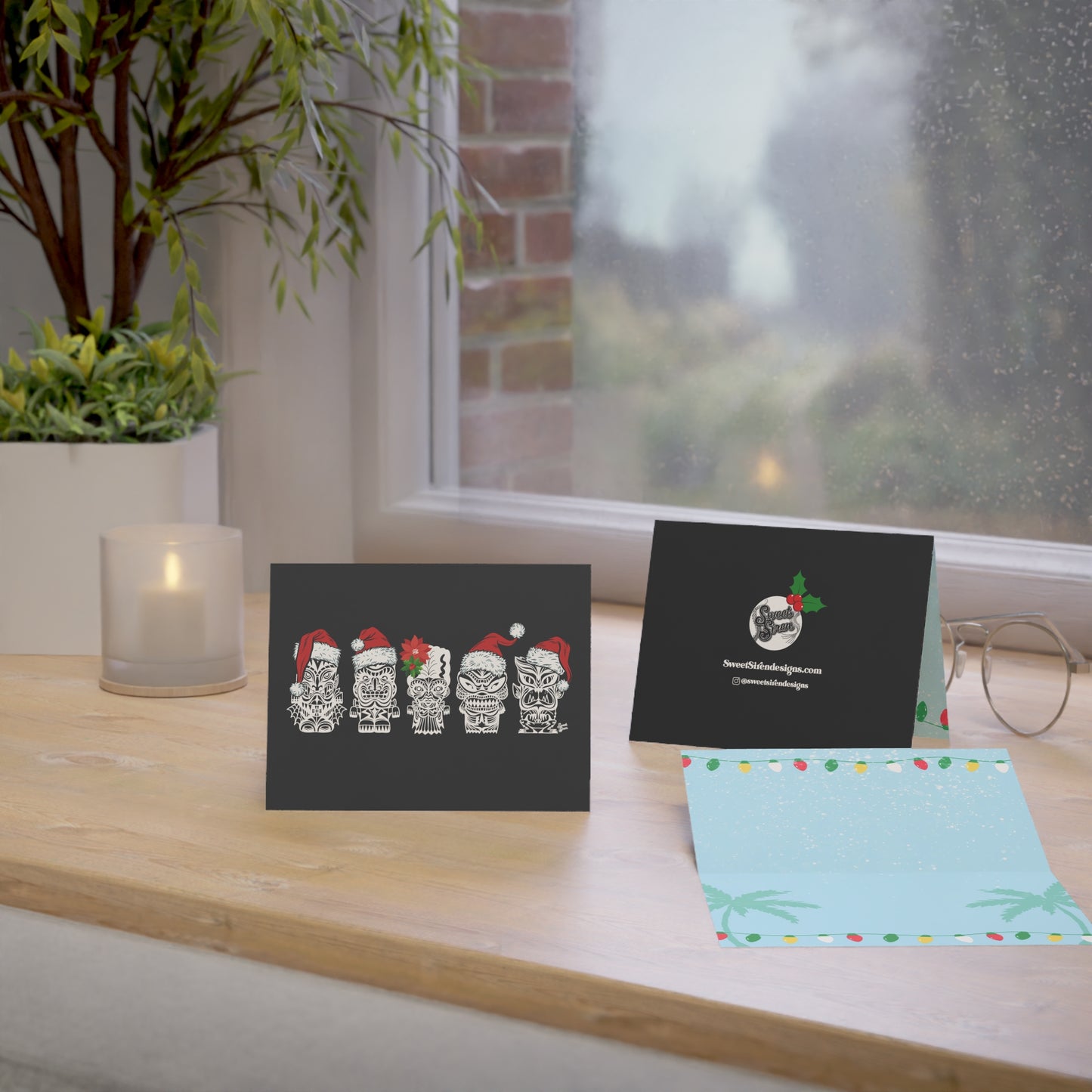 Tiki Monsters Aloha Holiday - Greeting Cards (1, 10, 30, and 50pcs)