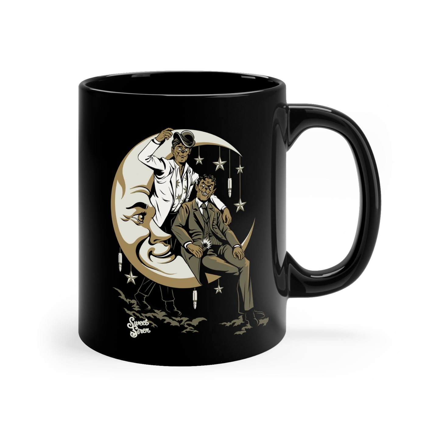 Queens of the Night - Werewolves -  11oz Black Mug