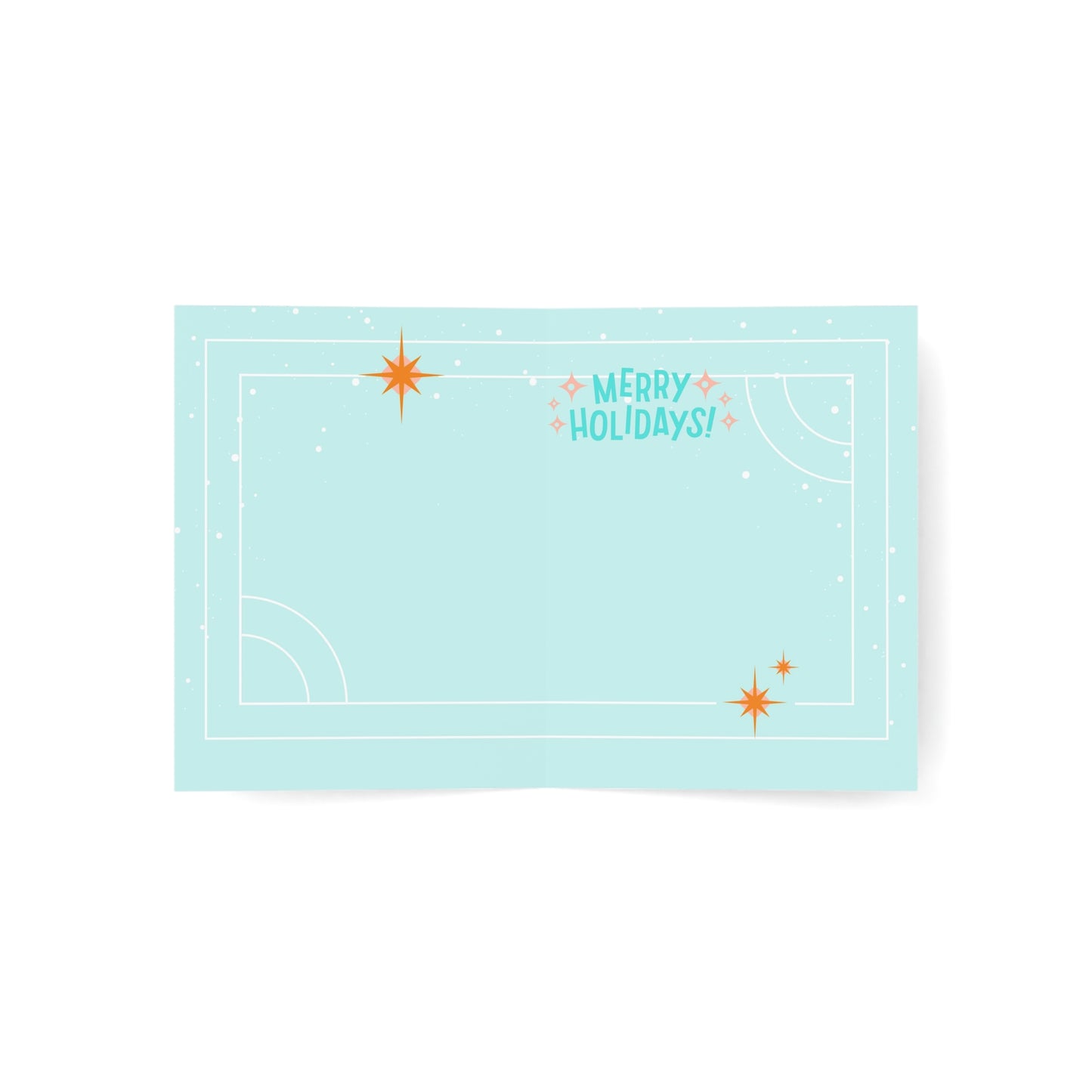 Retro Monsters Holiday - Greeting Cards