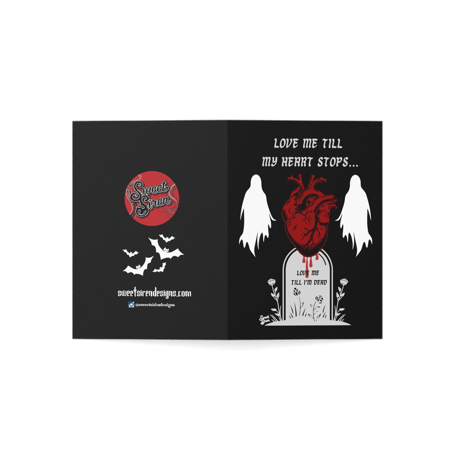 Love Me Till My Heart Stops - Greeting Cards