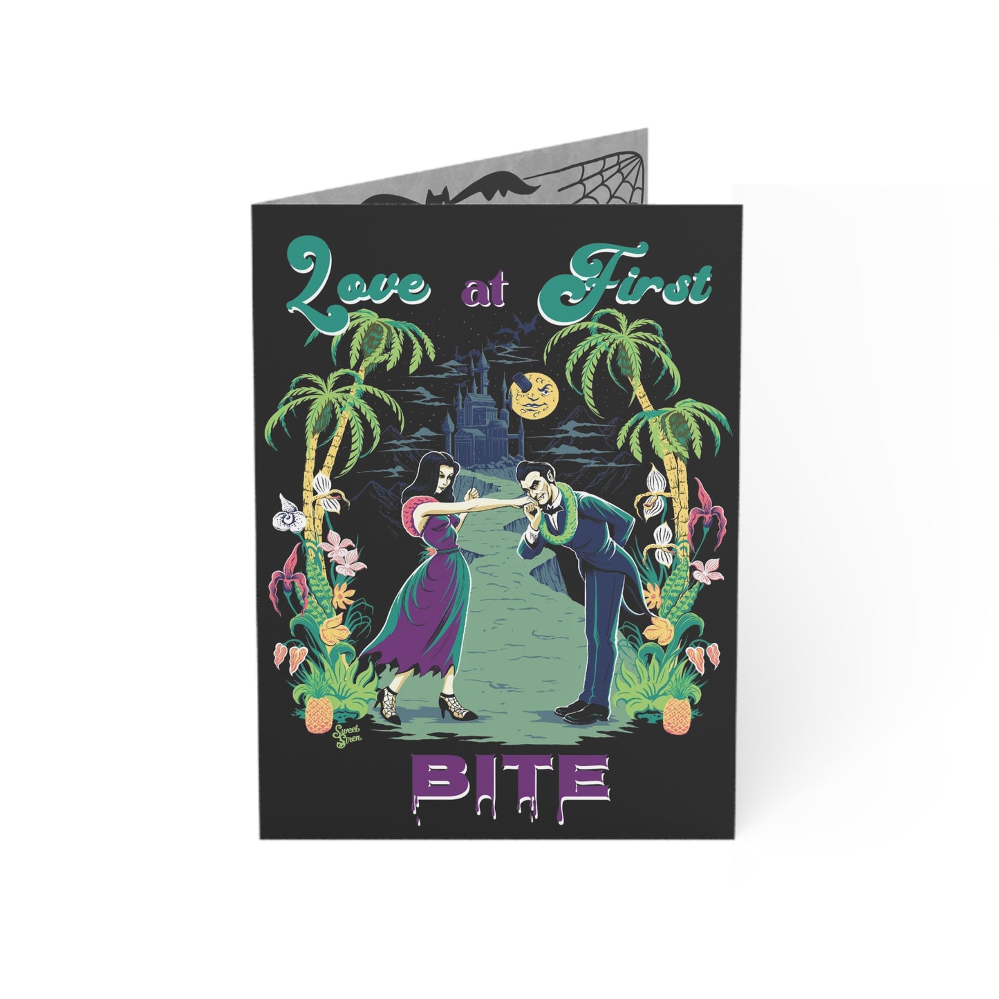 Love at First Bite Vampires - Greeting Cards