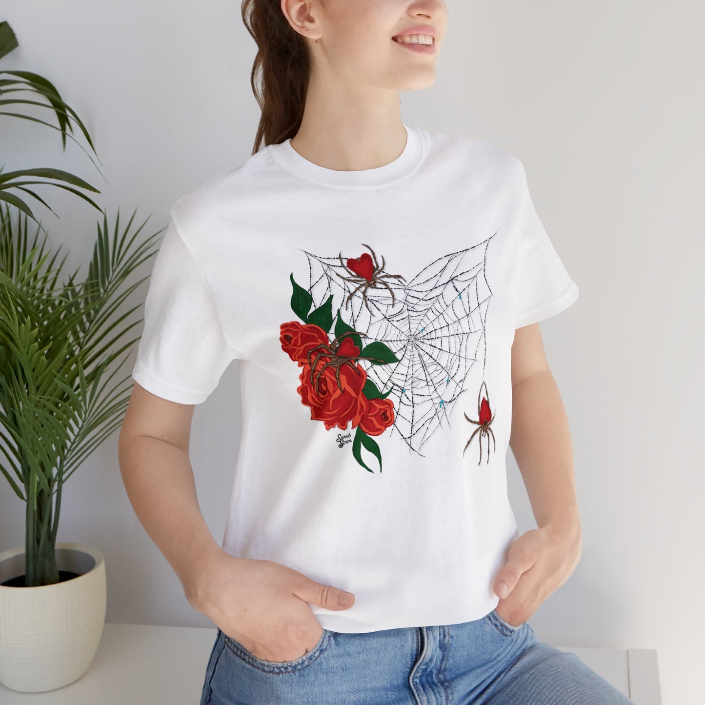 Valentine's Spiderweb - Unisex Tee