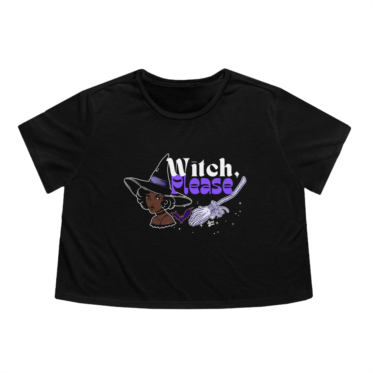 Witch, Please 2 - Women's Flowy Cropped Tee