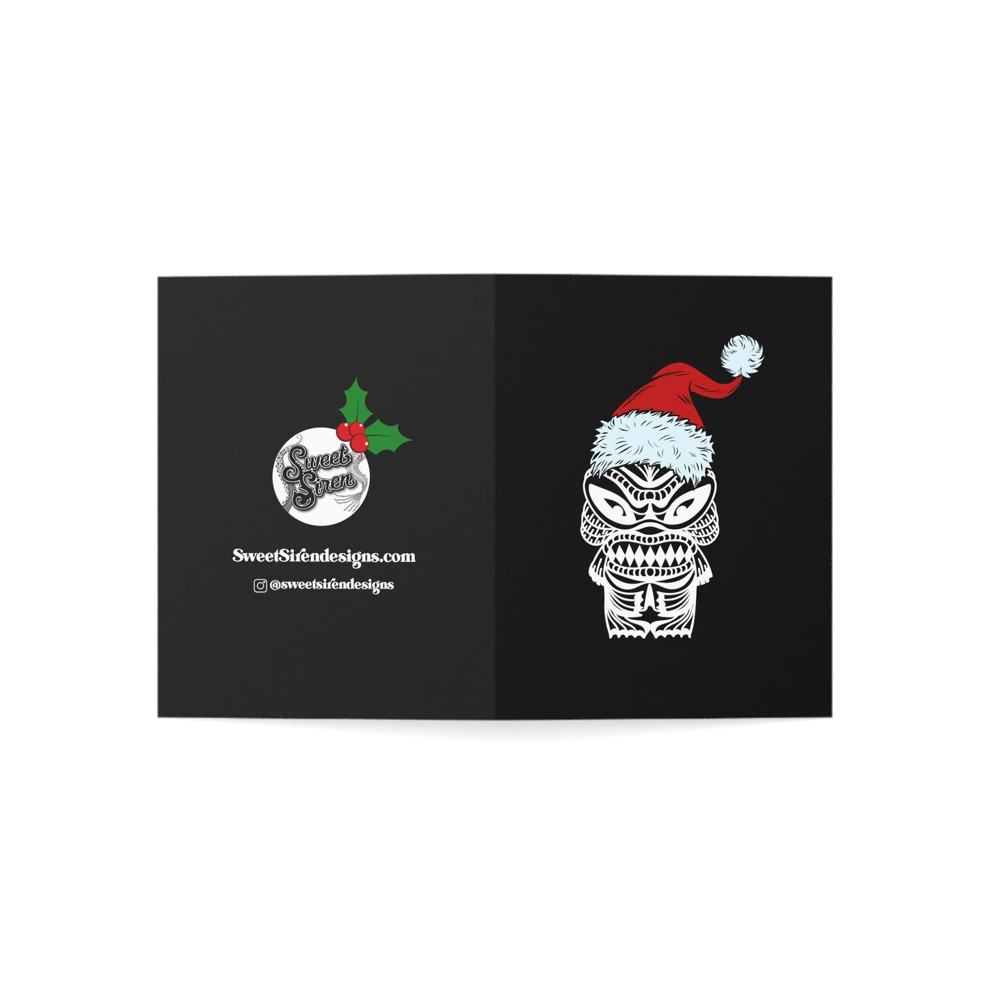 Creature Tiki Monster Aloha Holiday - Greeting Cards (1, 10, 30, and 50pcs) - GOTH VERSION INSIDE