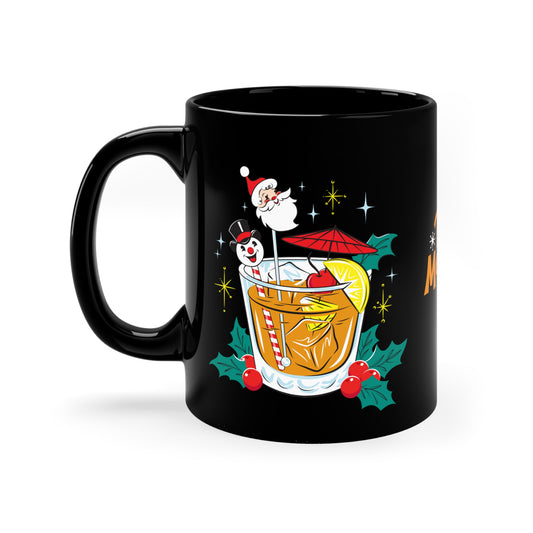 Old Fashioned with a Twist -  11oz Black Mug