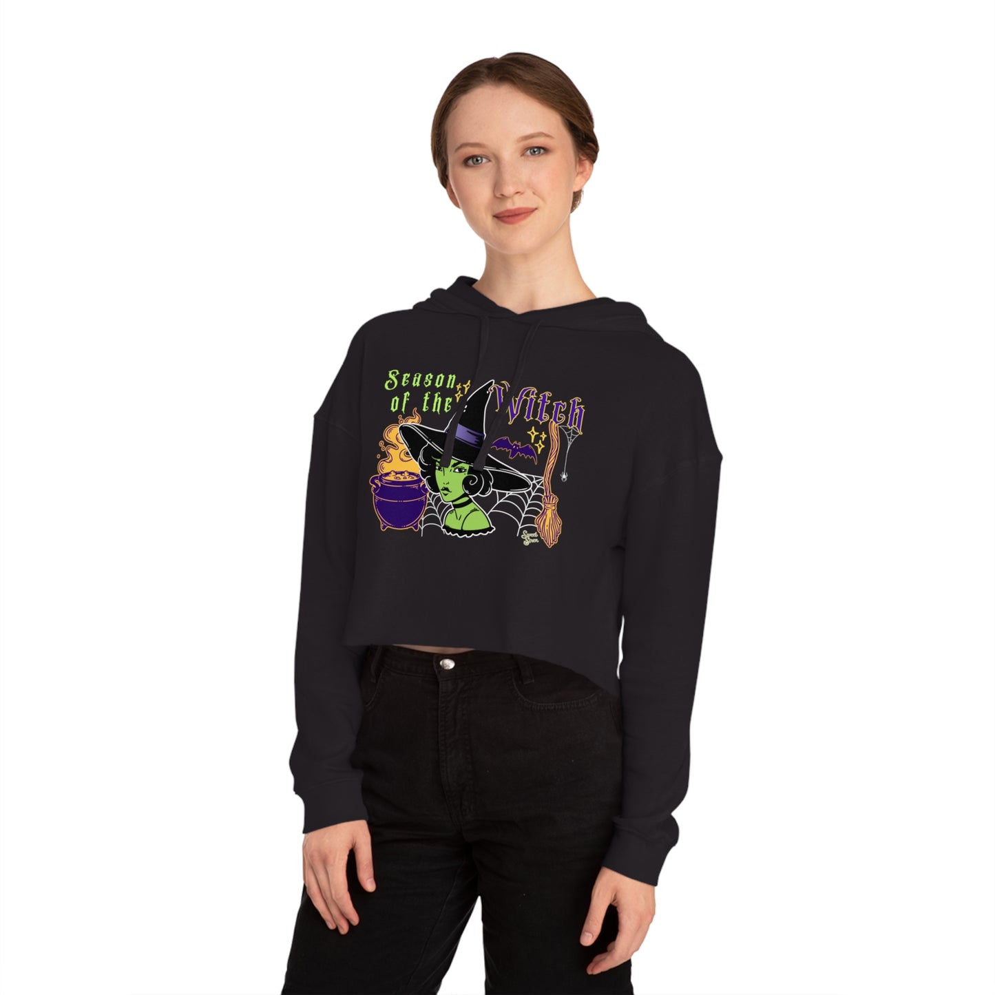Season of the Witch - Women’s Cropped Hooded Sweatshirt