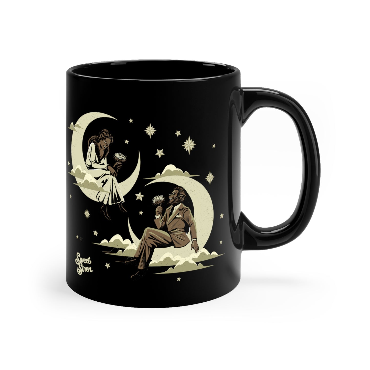 Queen of the Night - Werewolves -  11oz Black Mug