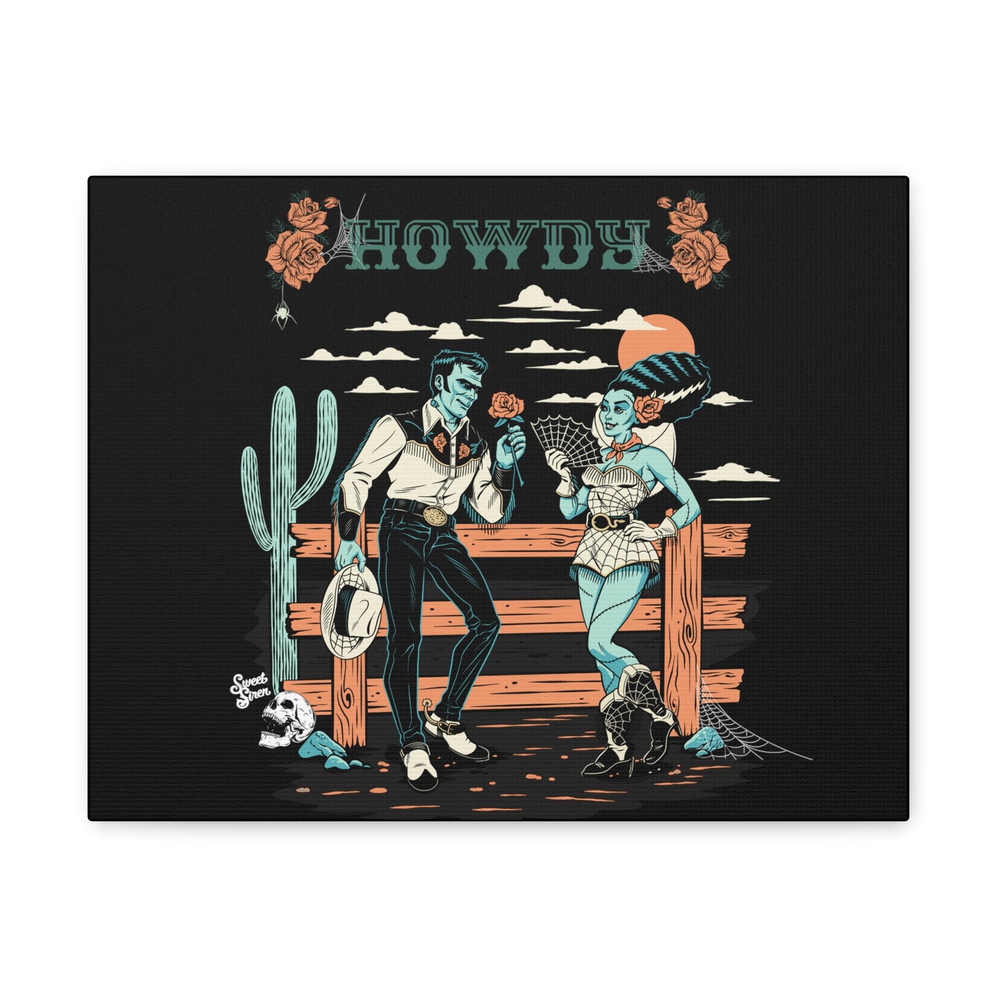 Howdy Monsters - Canvas Prints