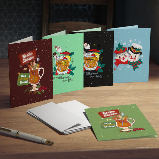 Retro Holidays -  Greeting Cards (5-Pack)