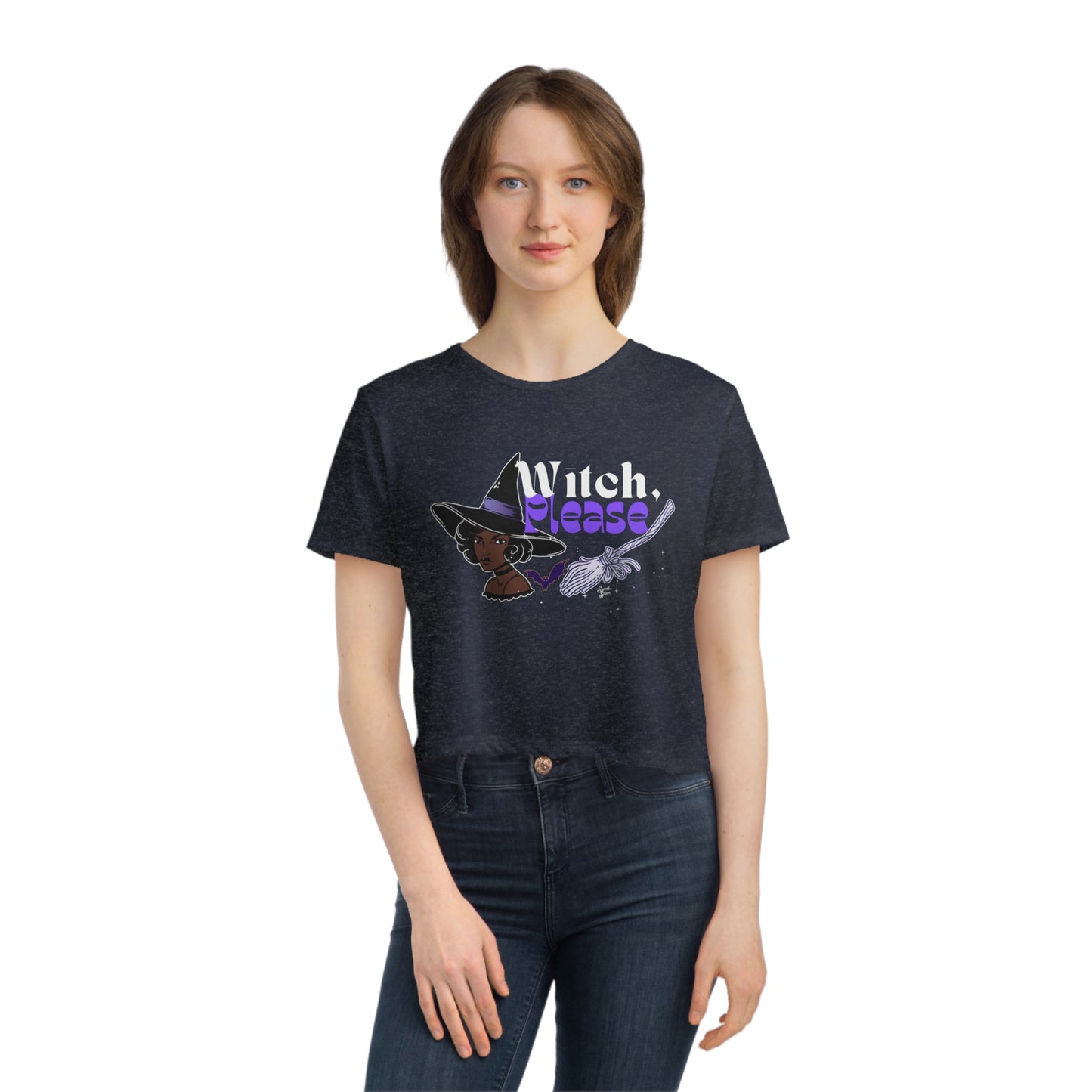Witch, Please 2 - Women's Flowy Cropped Tee