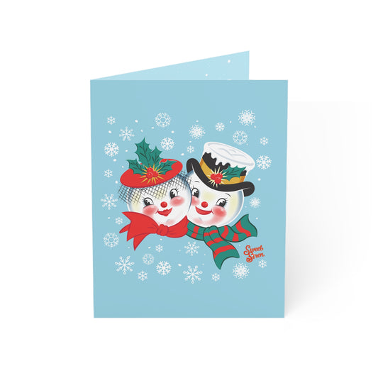 Snowed In Couple - Greeting Cards (1, 10, 30, and 50pcs)