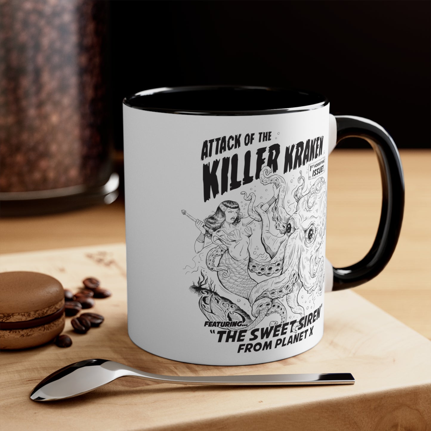 Attack of the Killer Kraken - White 11oz Mug