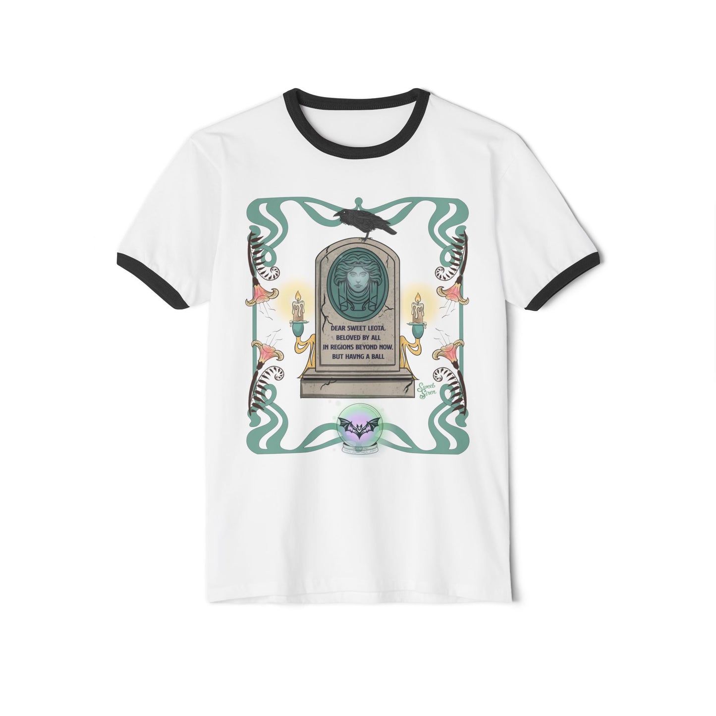 Sweet Leota - Unisex Cotton Ringer T-Shirt