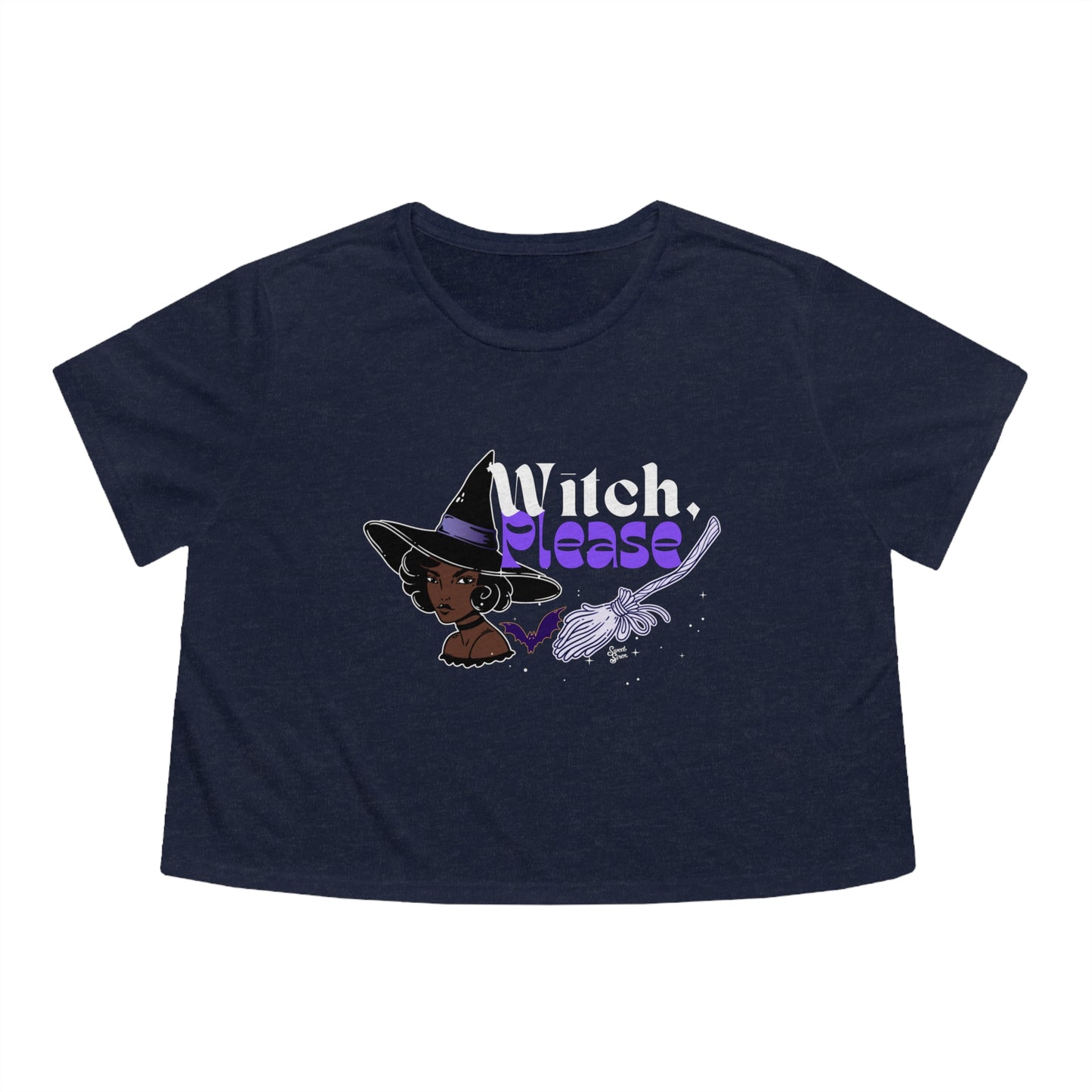 Witch, Please 2 - Women's Flowy Cropped Tee