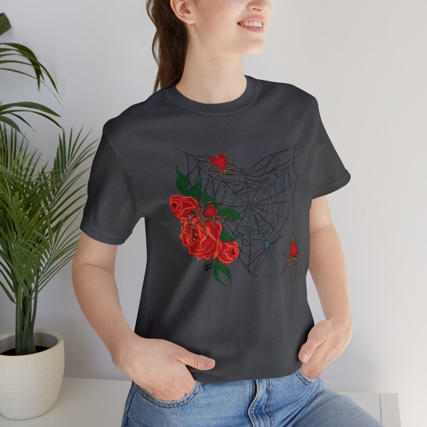 Valentine's Spiderweb - Unisex Tee