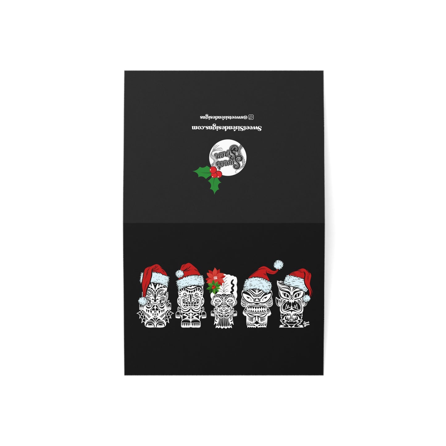 Tiki Monsters Aloha Goth Holiday - Greeting Cards (1, 10, 30, and 50pcs)