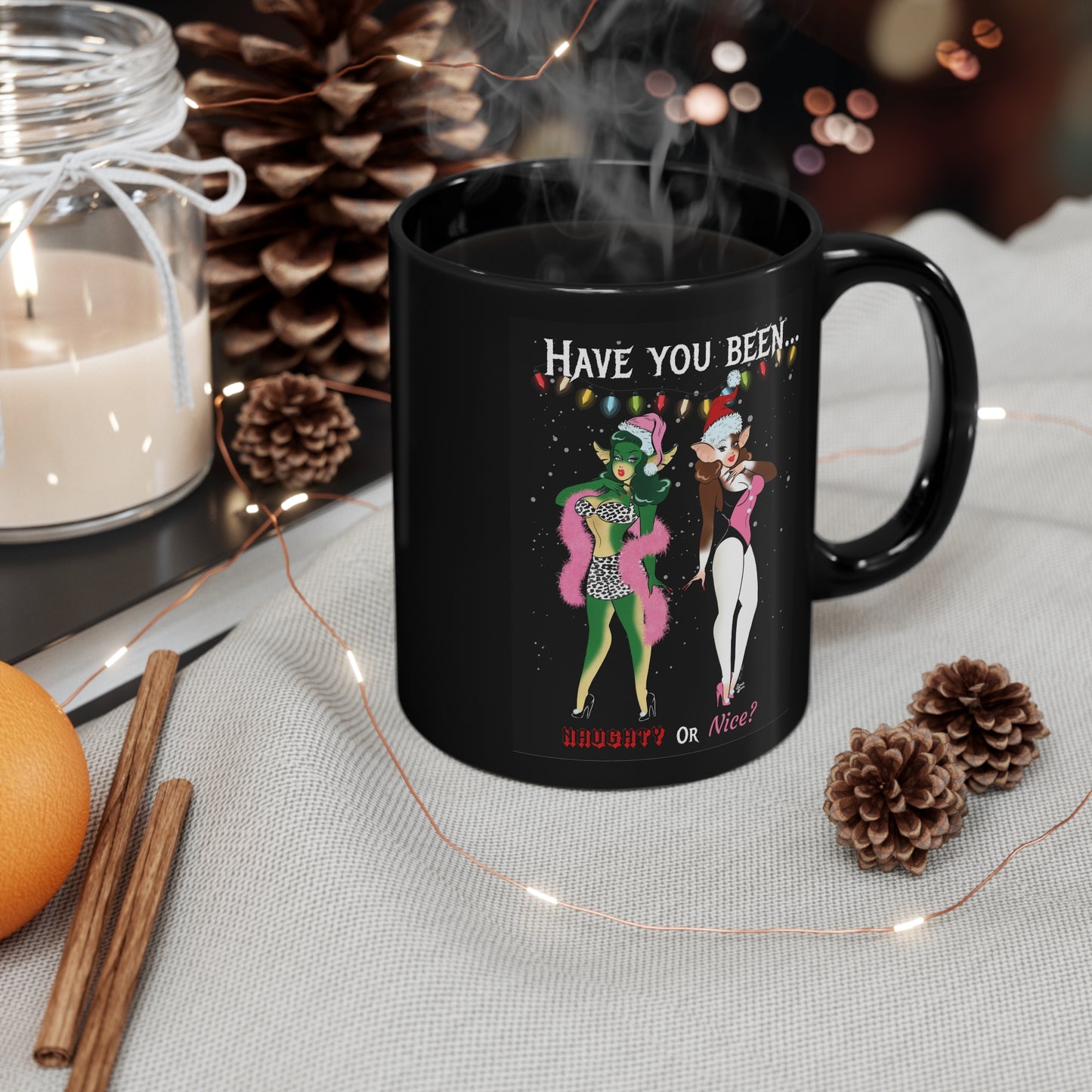 Gremlins Naughty or Nice?- 11oz Black Mug