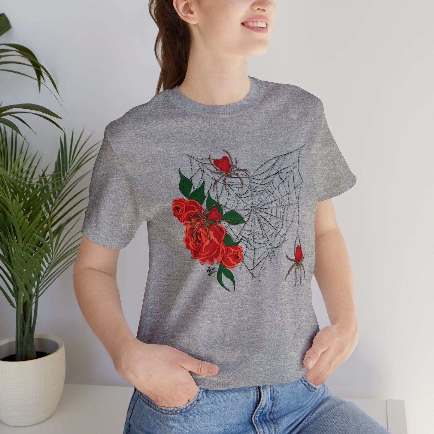 Valentine's Spiderweb - Unisex Tee