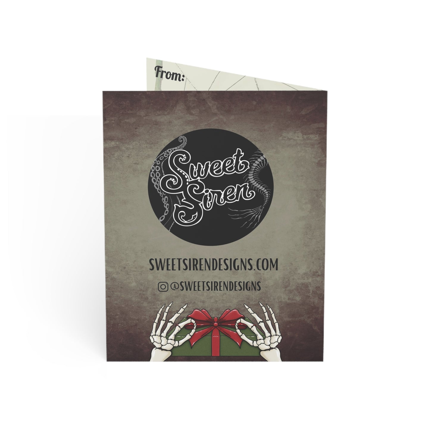 Peppermint Spiderweb - Greeting Cards (1, 10, 30, and 50pcs)