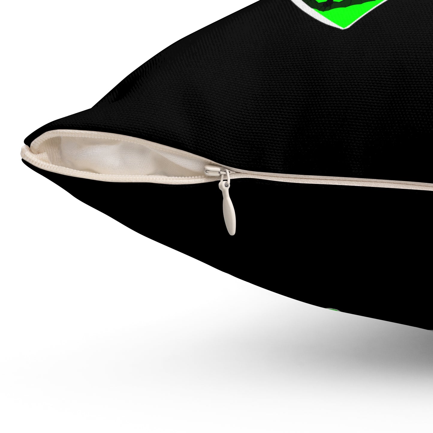 Howling Cat - FULL Pillow - Black