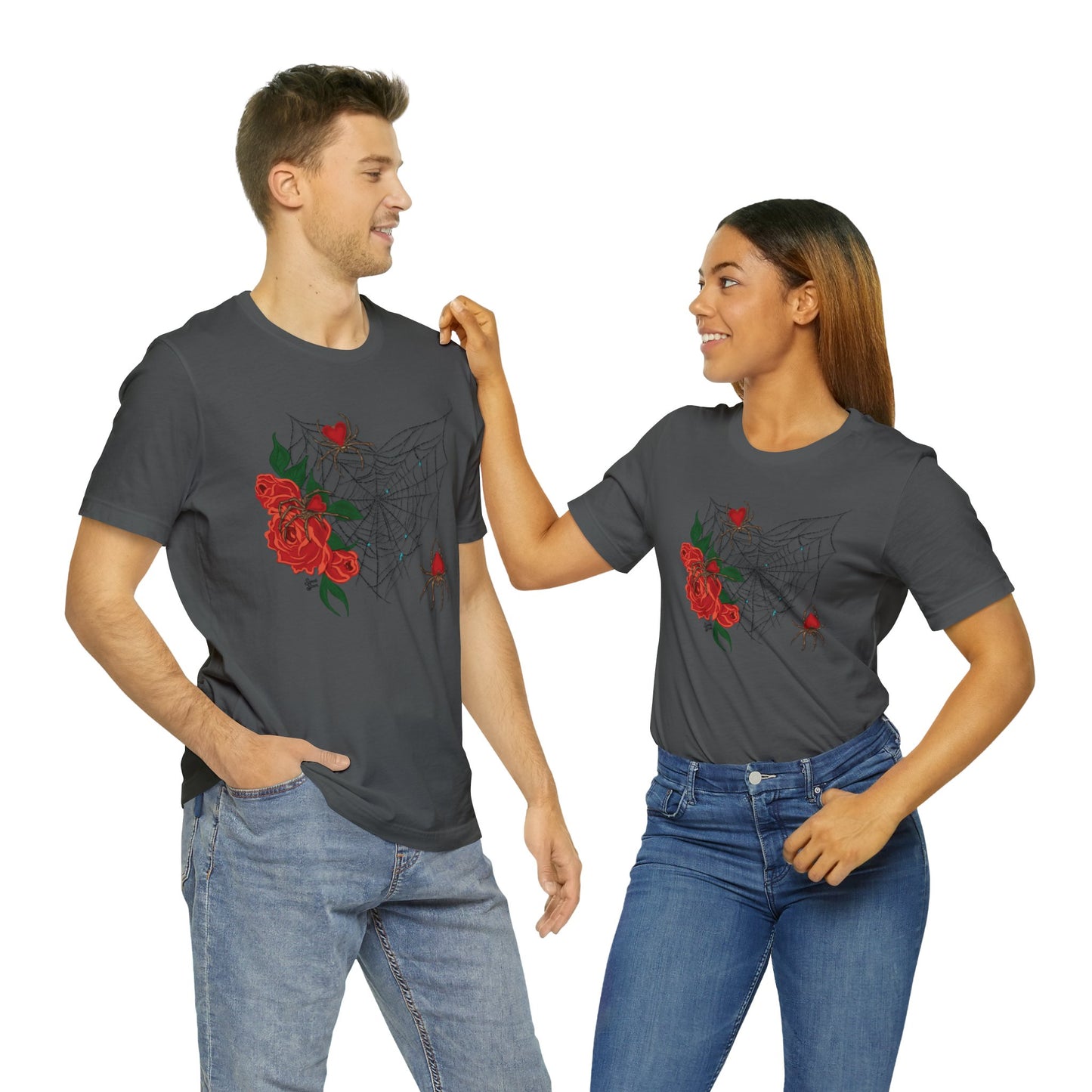 Valentine's Spiderweb - Unisex Tee