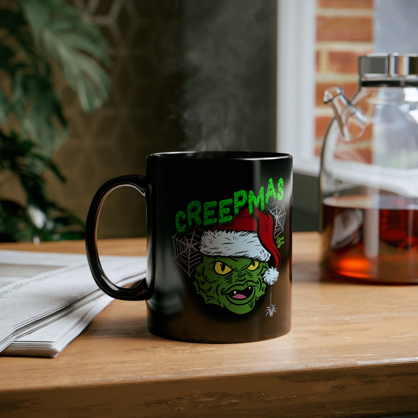 Creepmas Creature 11oz Black Mug