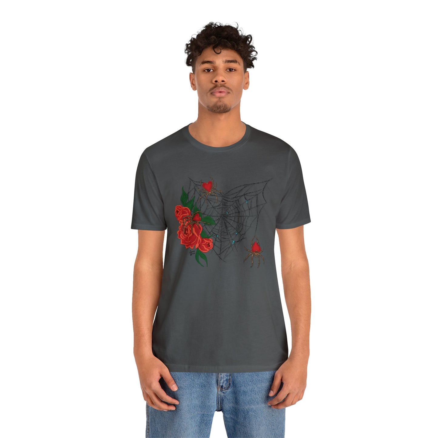 Valentine's Spiderweb - Unisex Tee