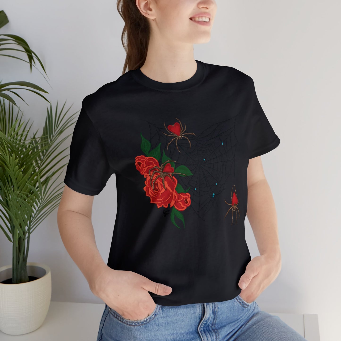 Valentine's Spiderweb - Unisex Tee