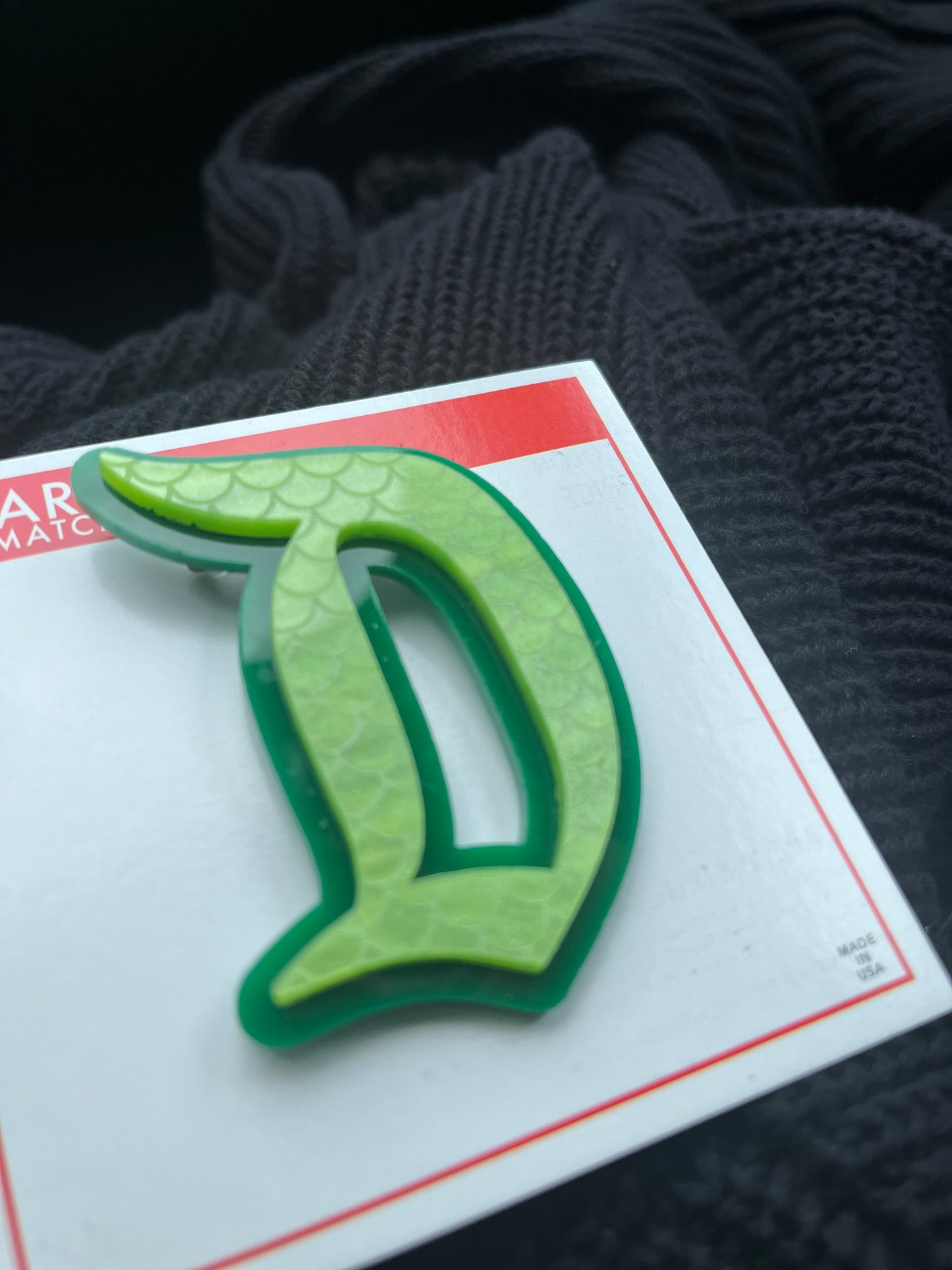 Mermaid’s Day 2025 Year of the Snake Theme "D" Brooch