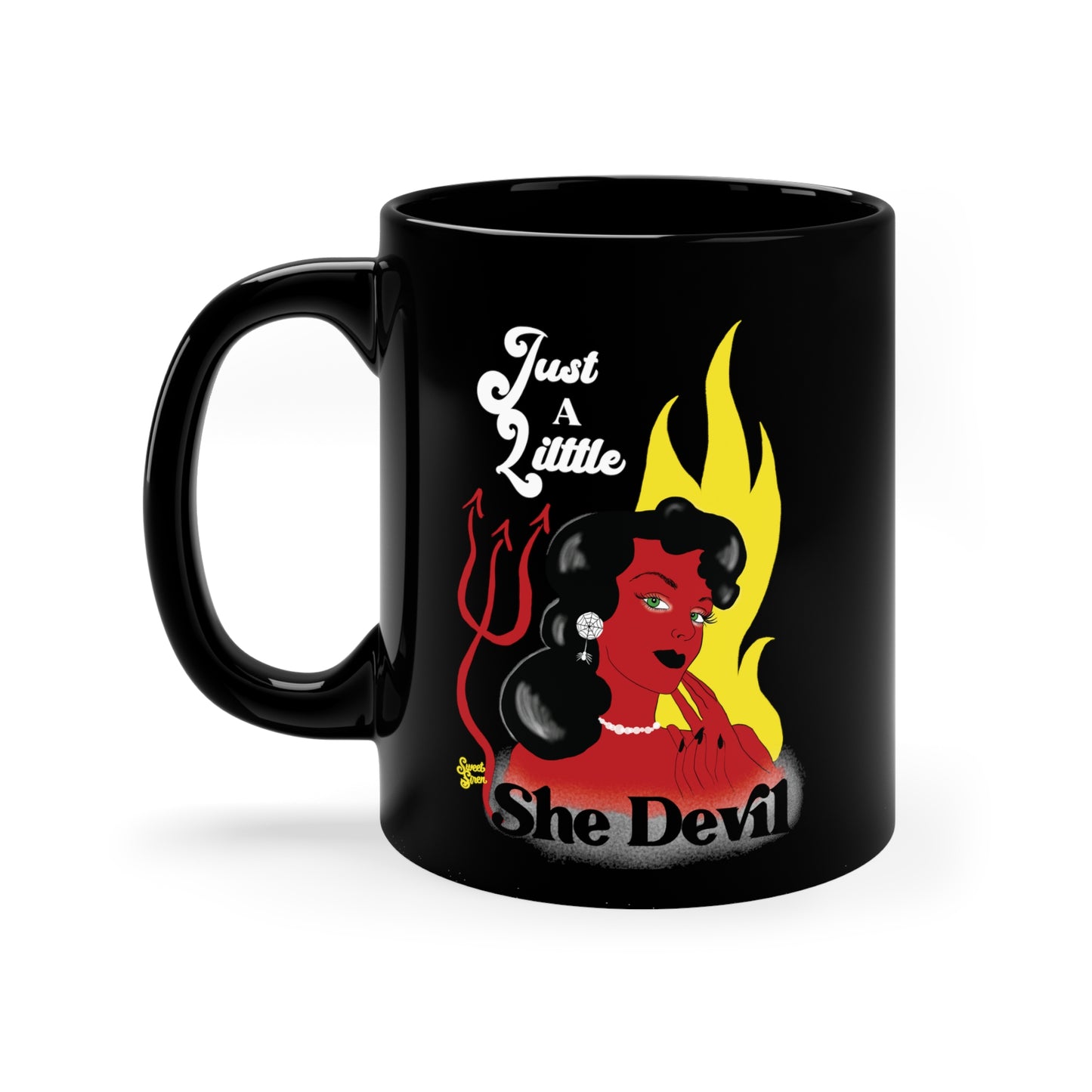 She Devil 11oz Black Mug