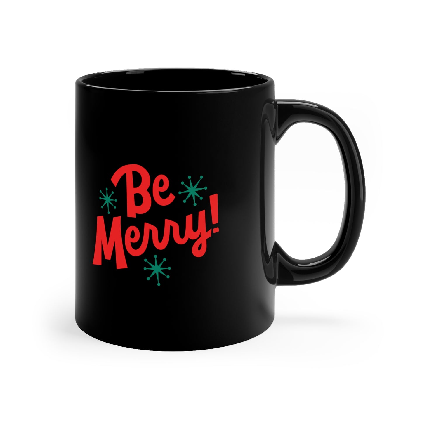 Snowed In Couple -  11oz Black Mug