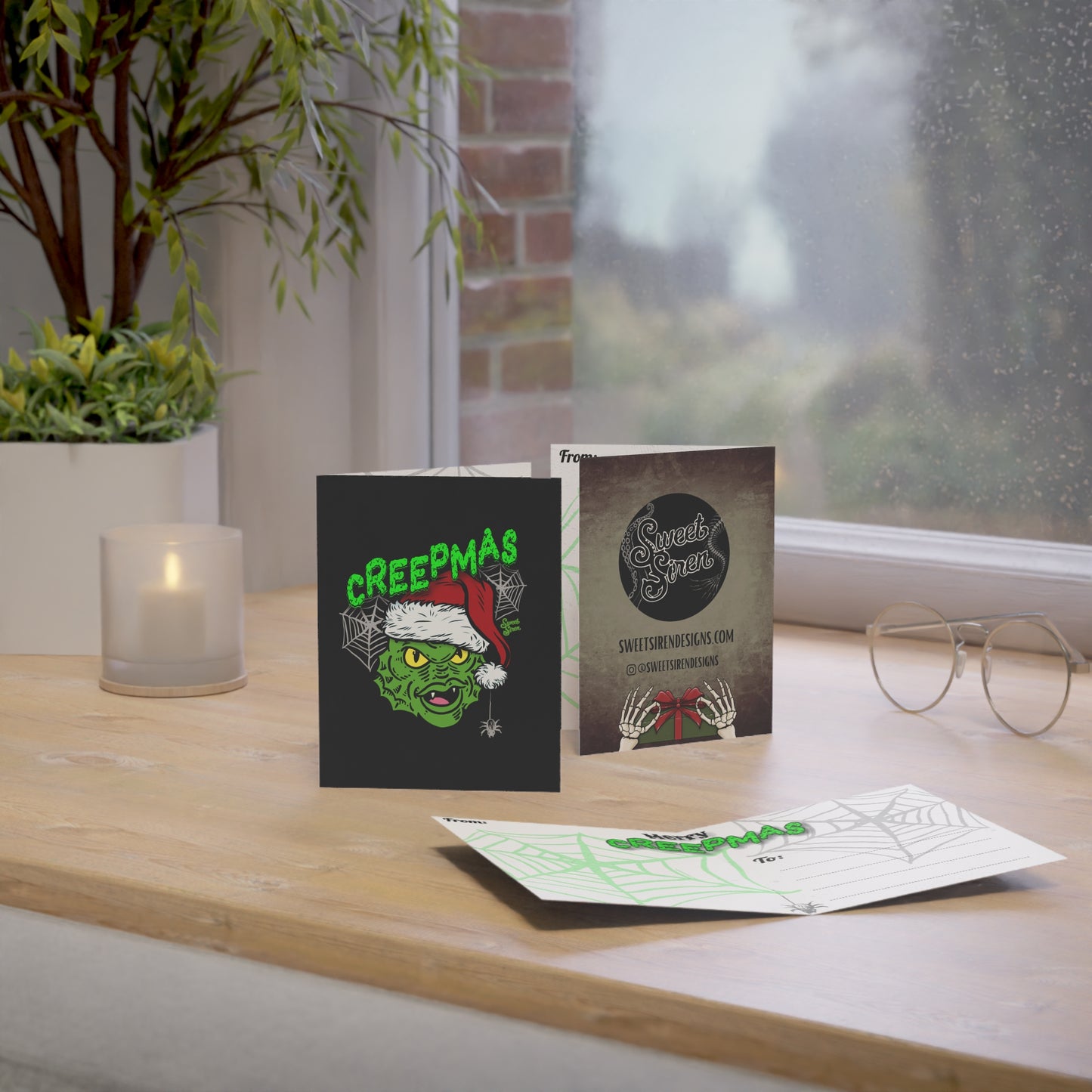 Creepmas Creature - Greeting Cards (1, 10, 30, and 50pcs)