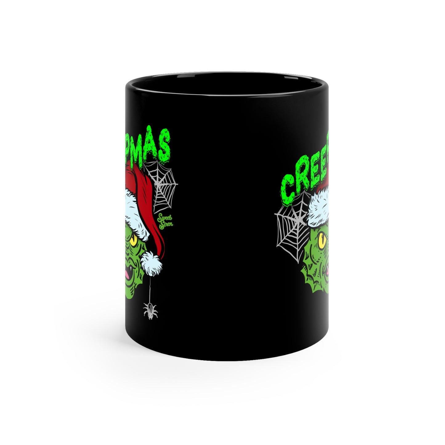 Creepmas Creature 11oz Black Mug