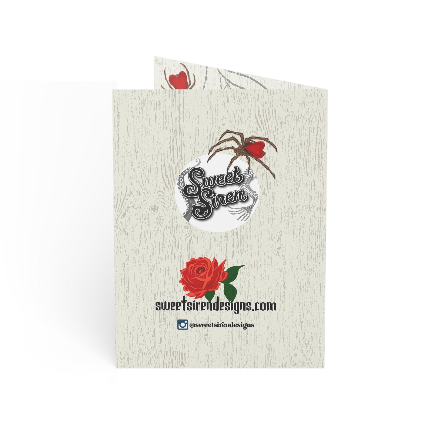 Tangled in Your Web - Valentine's Spiderweb - Greeting Cards