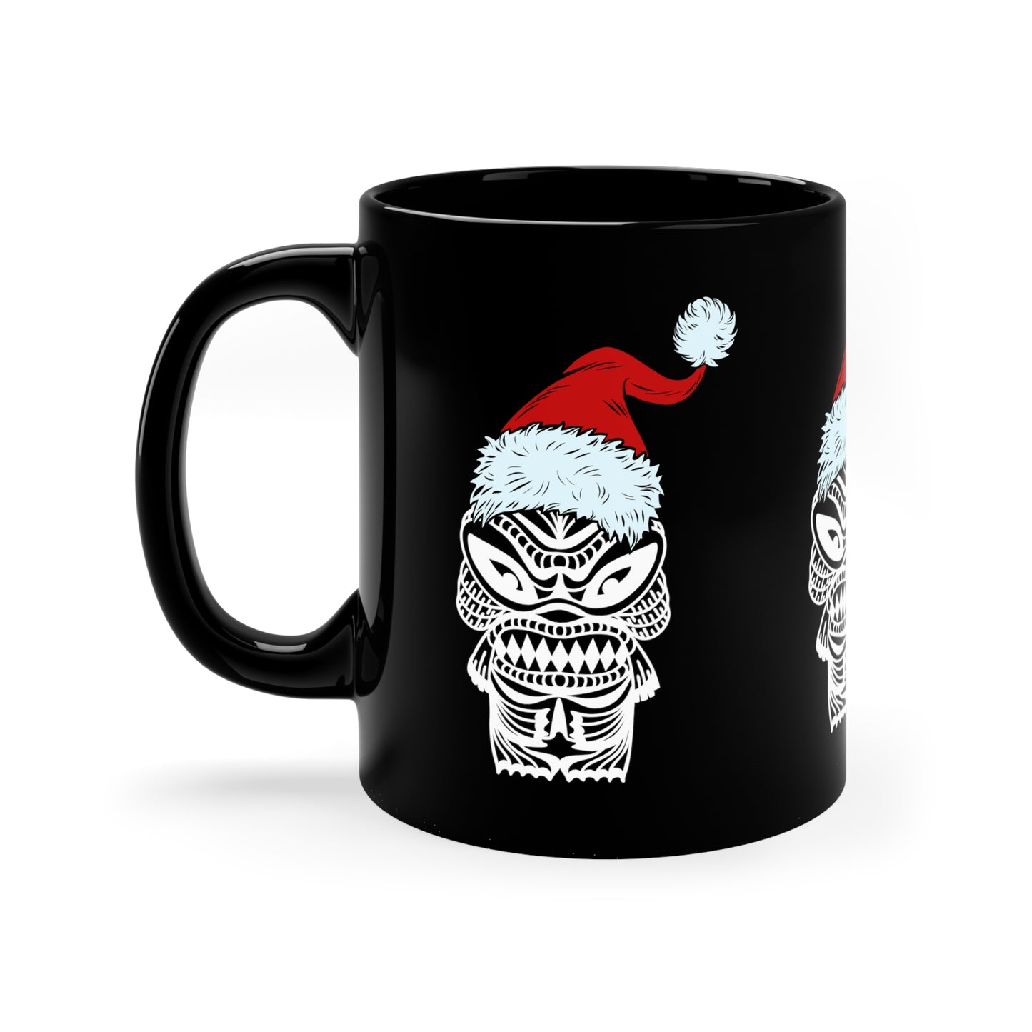 Creature Tiki Monster Aloha Holiday 11oz Black Mug