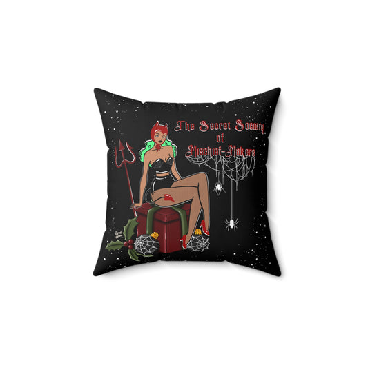 Secret Society of Mischief Makers - FULL Pillow - Black