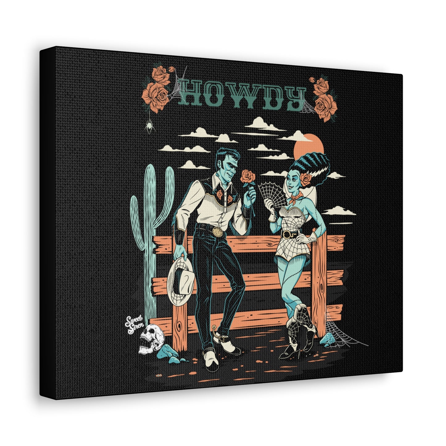Howdy Monsters - Canvas Prints
