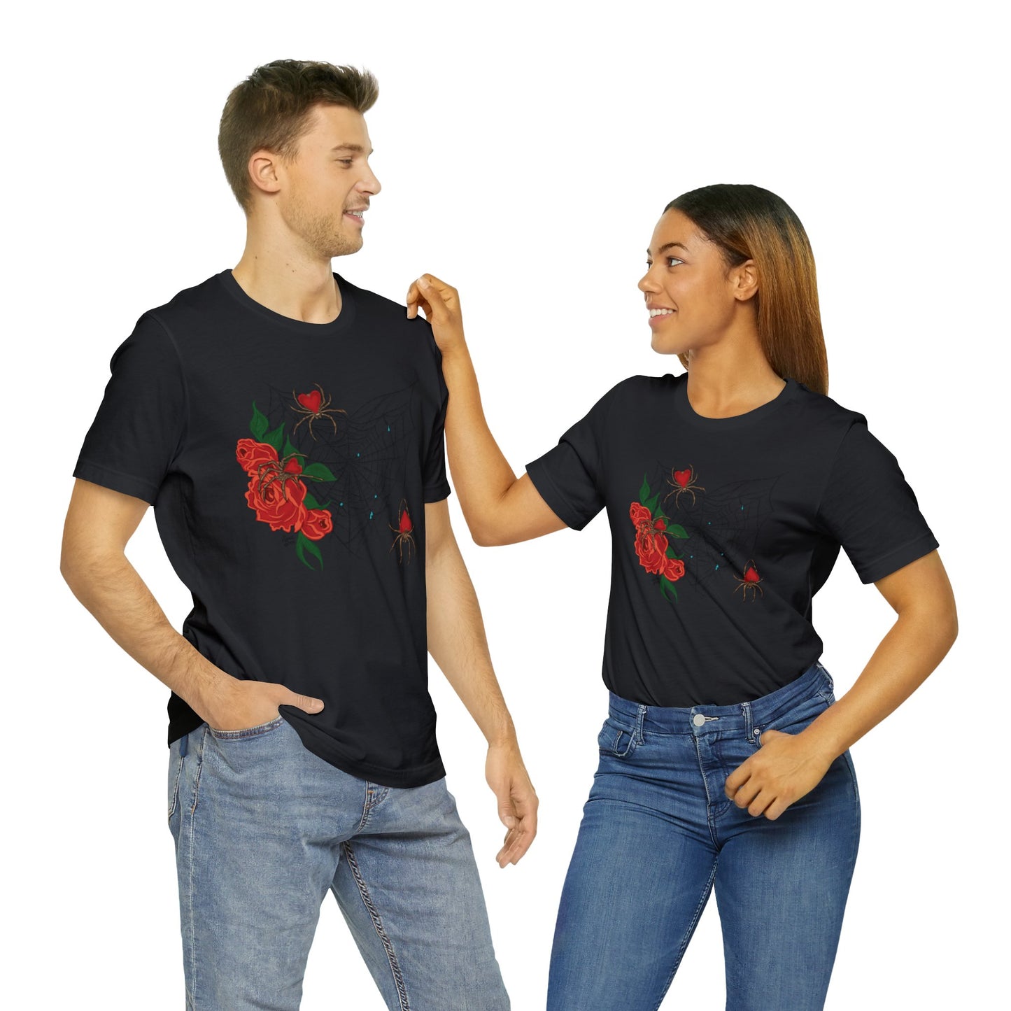 Valentine's Spiderweb - Unisex Tee