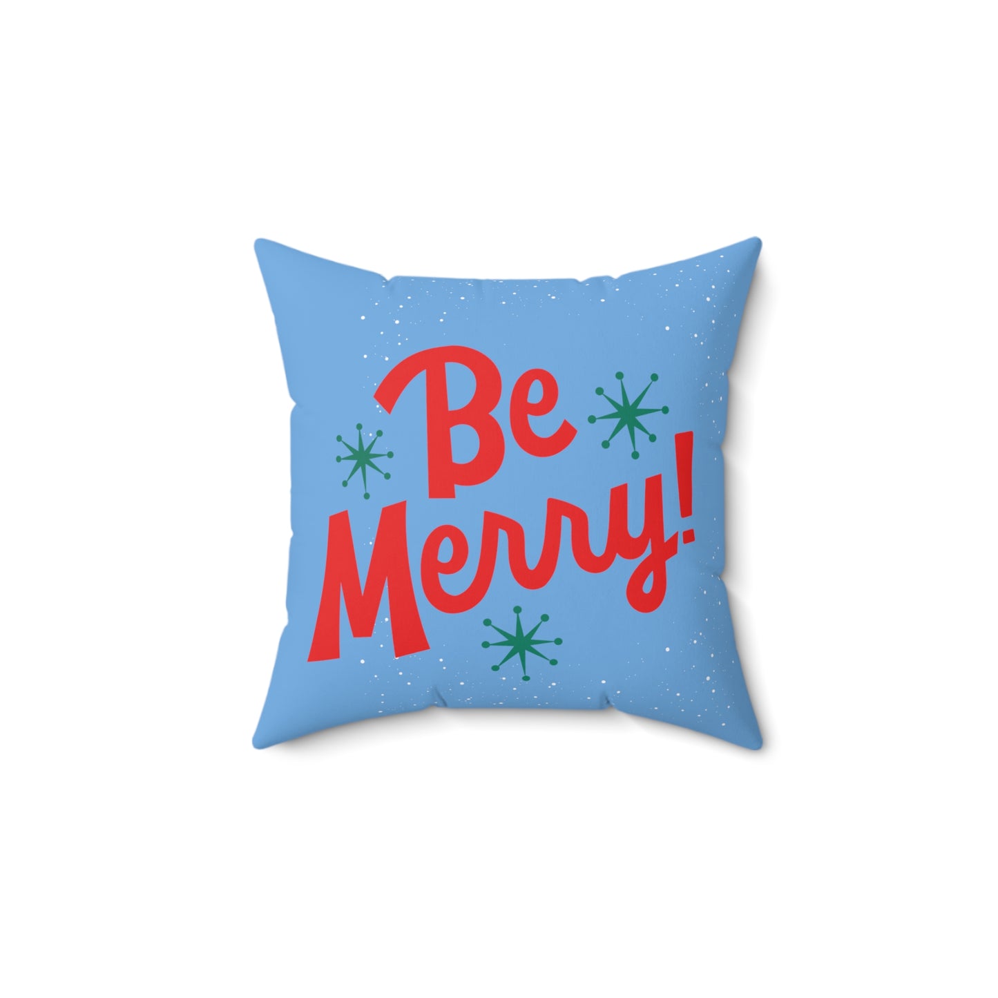 Snowed In Couple - FULL Pillow - Light Blue