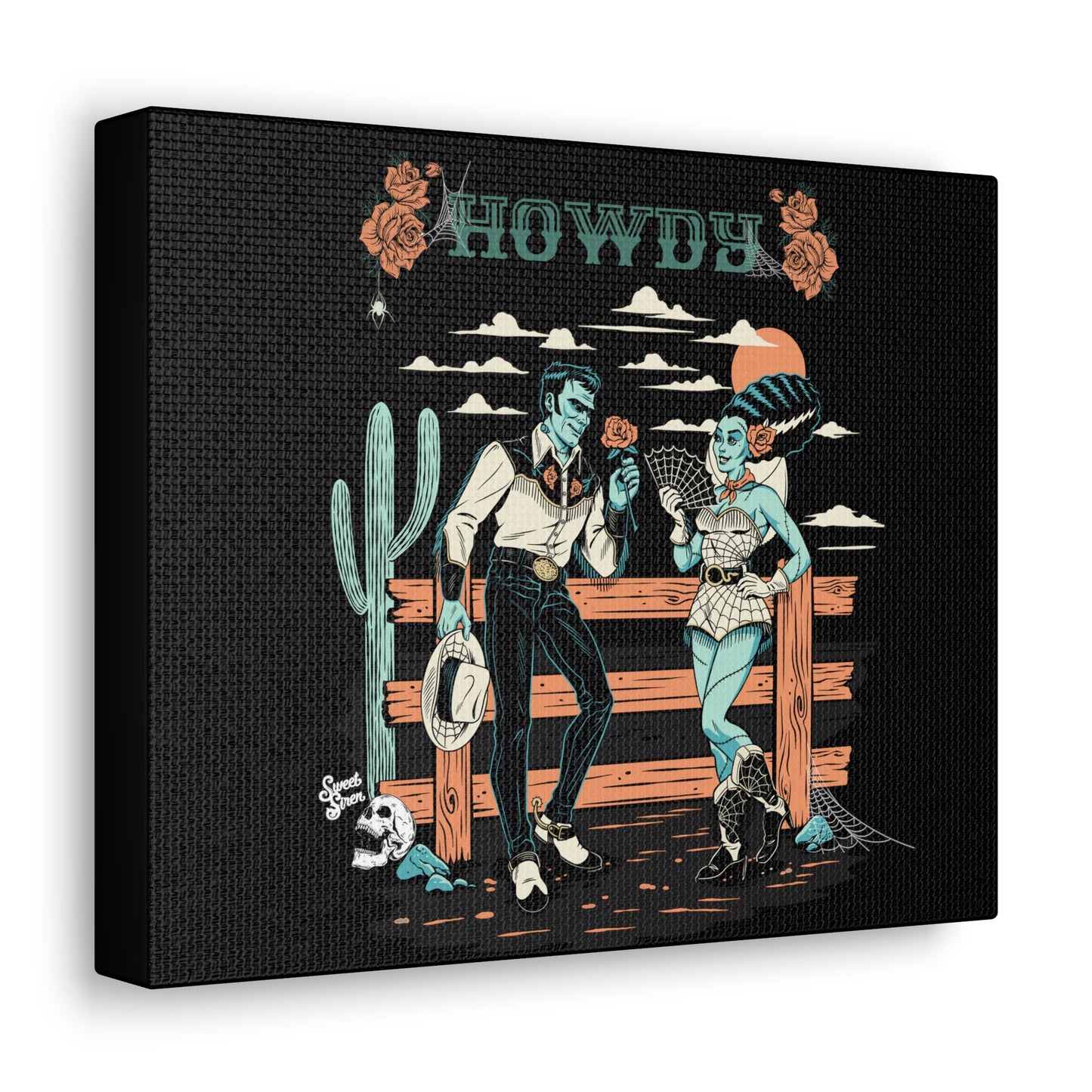 Howdy Monsters - Canvas Prints